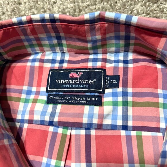 Vineyard Vines Men's Sz 2XL Classic Fit Tucker Long Sleeve Performance - Picture 6 of 8